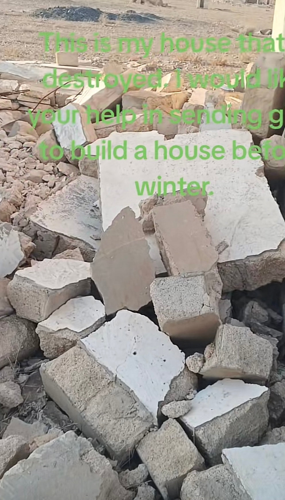 Help Mohammed rebuild his home