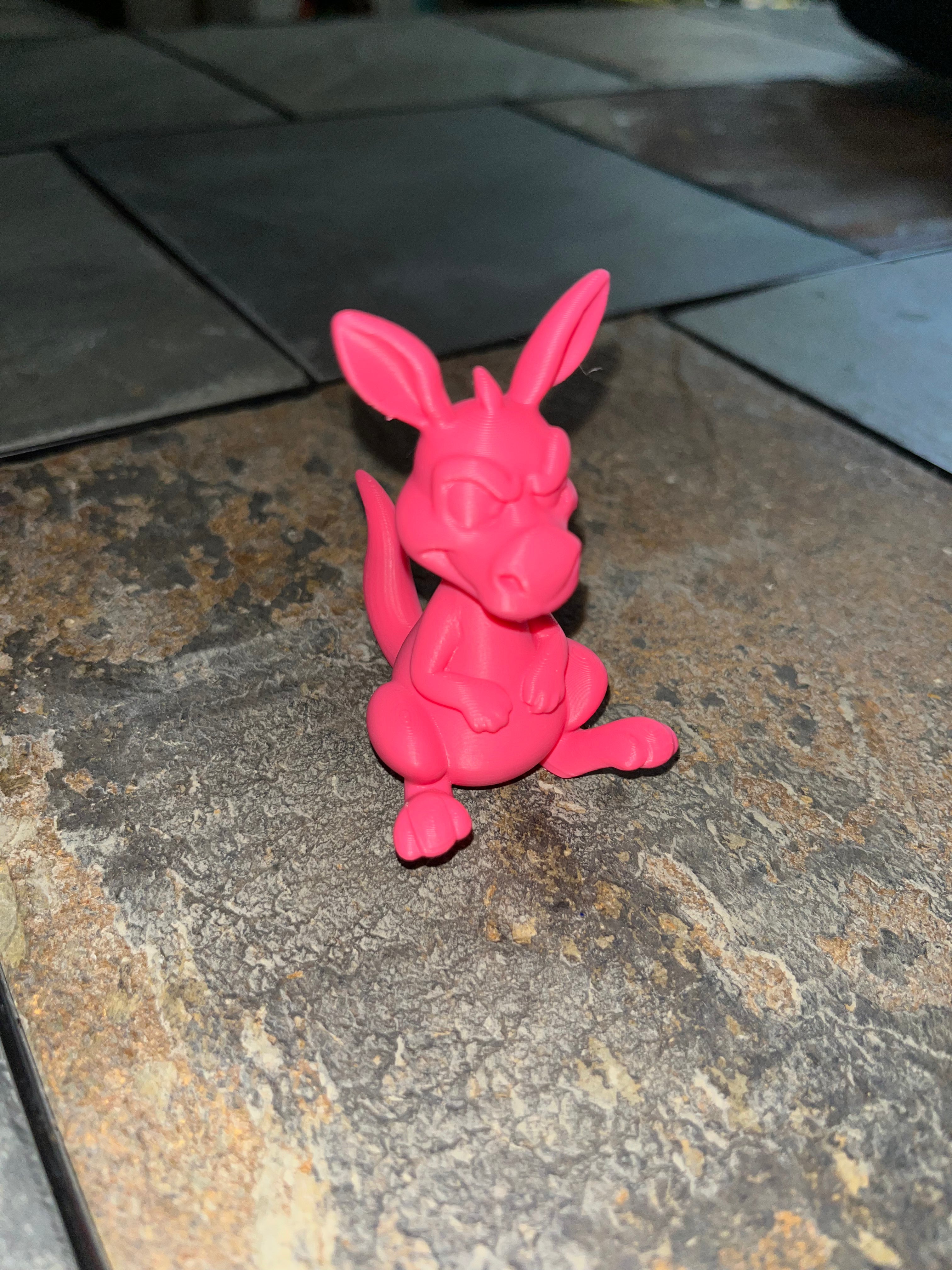 Manic Mokey 3d printed Wallaby
