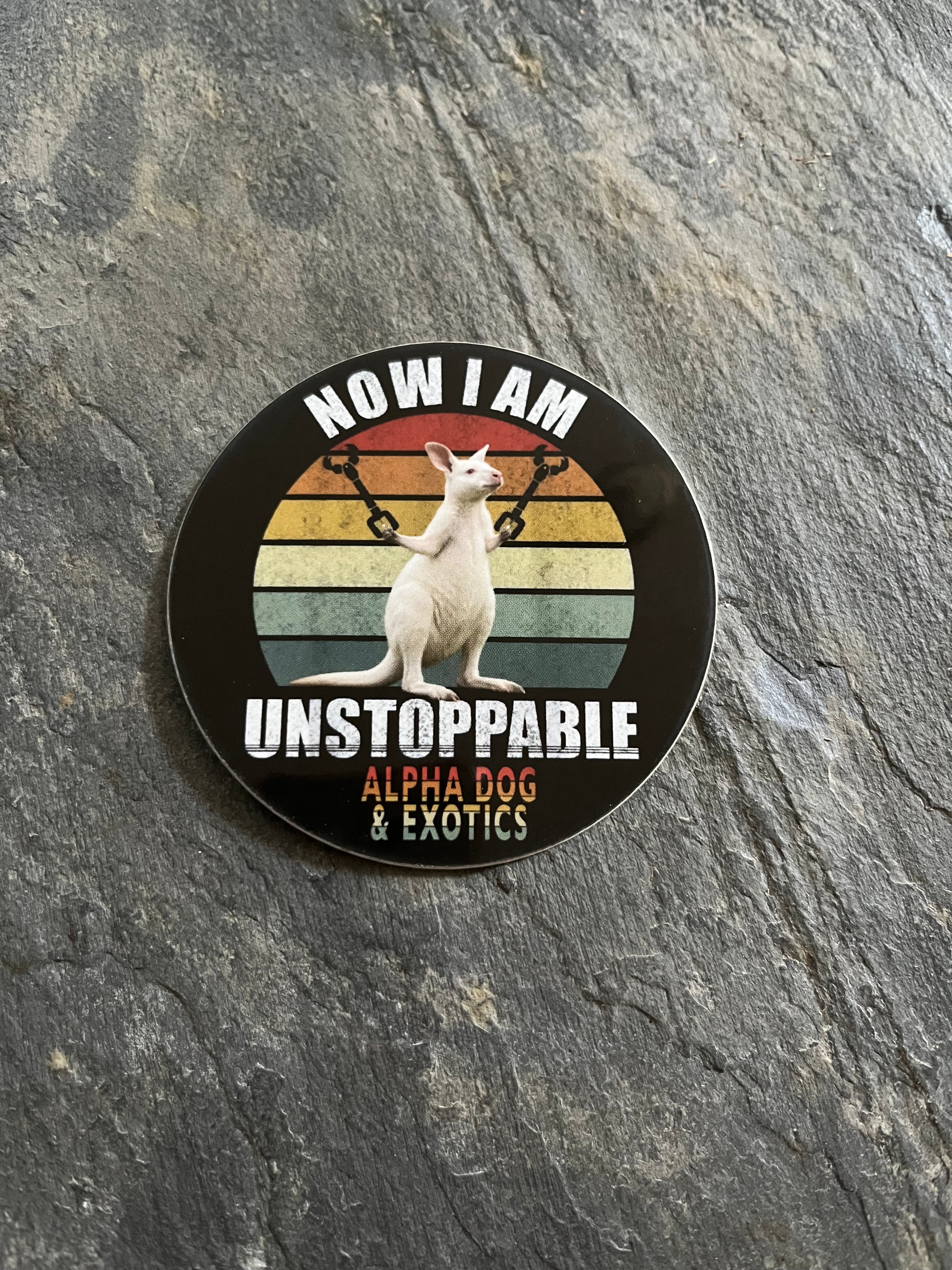 Now I’m Unstoppable Sticker