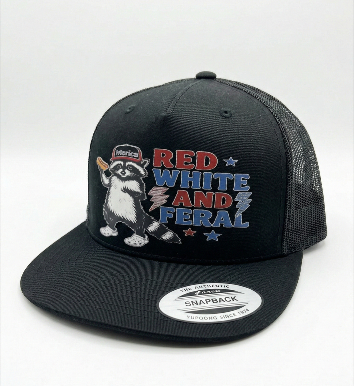 Red, White, and Feral Hat